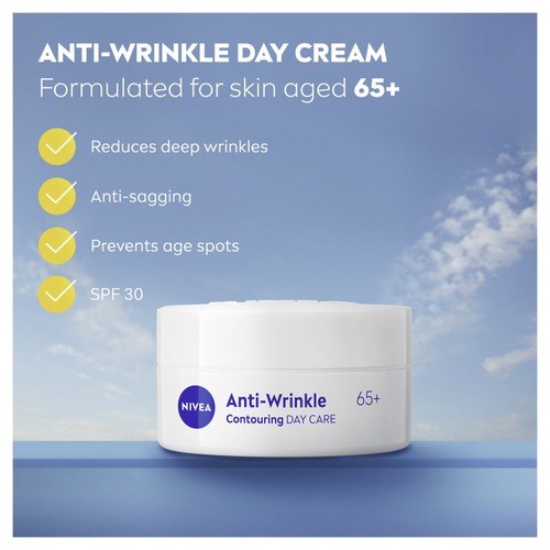 NIVEA Anti-Wrinkle Day Cream + Firming Day Cream 65+ SPF30