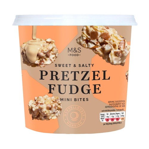 M&S Pretzel Fudge Mini Bites