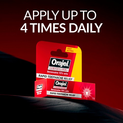 Orajel Rapid Toothache Relief Gel