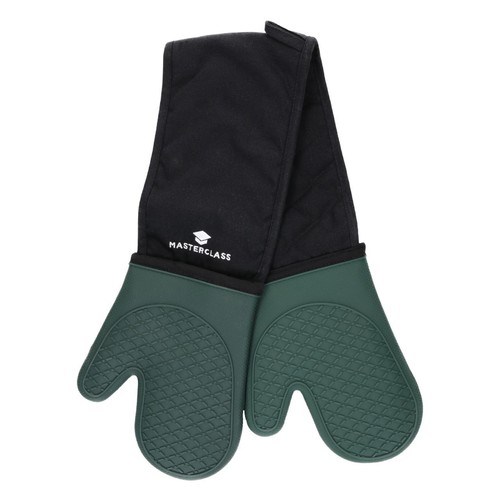MasterClass Silicone Double-Sided Oven Glove, Green