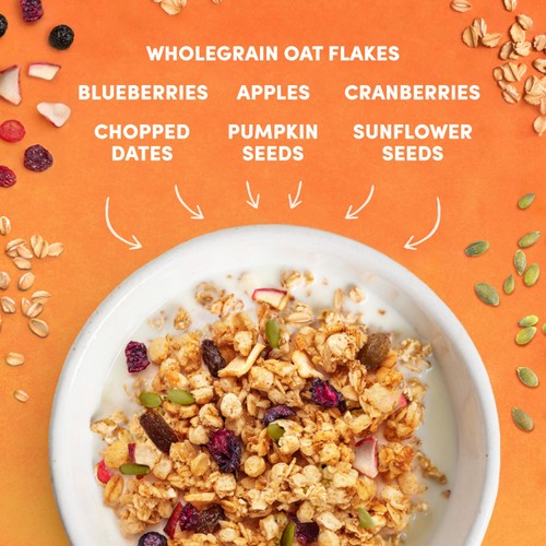 Jordans No Added Sugar Apple & Berry Granola Breakfast Cereal