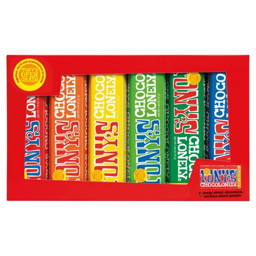 Tony's Chocolonely Rainbow Tasting Pack Fairtrade