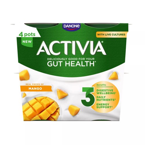 Activia Mango Gut Health Yoghurt Multipack