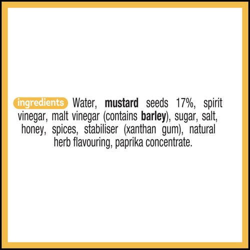 Heinz Yellow Mustard Mild 400ml