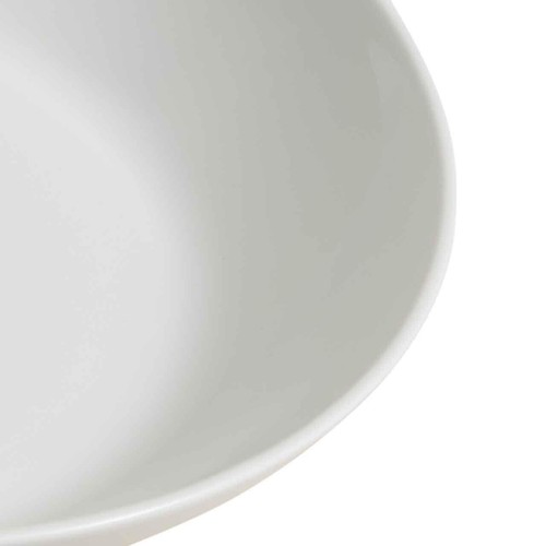 M&S Straight Sided China Pasta Bowl, White