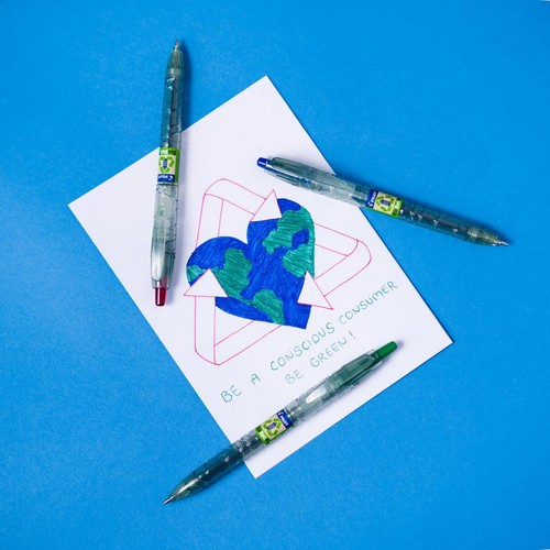 Pilot B2P Recycled Ecoball Ball Point Black 3 Pack