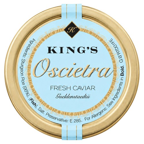 Kings Oscietra Caviar with Cool bag and spoon