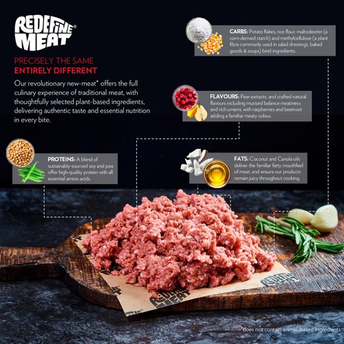 Redefine Meat Plant Based Beef Mince