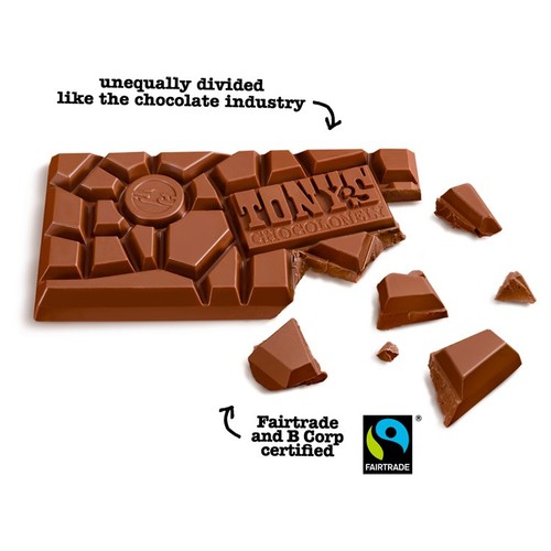 Tony's Chocolonely Milk Chocolate 32% Almond Honey Nougat