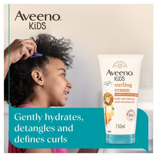 Aveeno Kids Curling Cream with Oat Extract & Coconut Oil