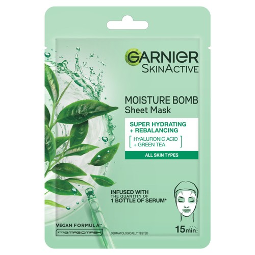 Garnier Moisture Bomb Tissue Mask Green Tea