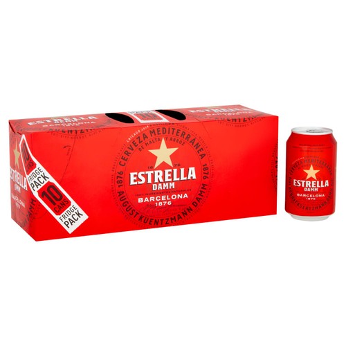 Estrella Damm Premium Spanish Lager Beer Cans