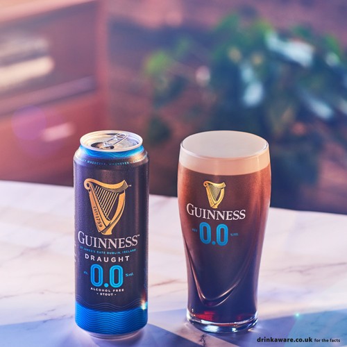 Guinness Draught 0.0% Alcohol Free Stout 