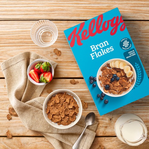 Kellogg's Bran Flakes Breakfast Cereal