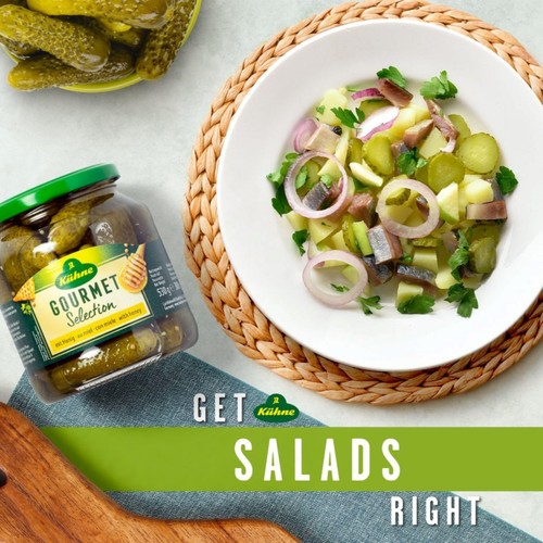Kuhne Gourmet Gherkins with Honey