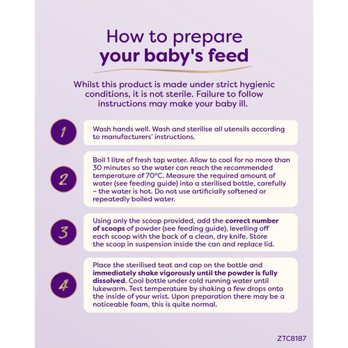 SMA LF Lactose Free Infant Milk Powder Formula, From Birth 400g
