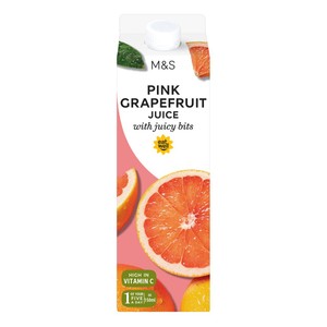M&S Pink Grapefruit Juice with Juicy Bits