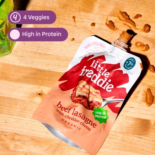 Little Freddie Beef Lasagne with Cheese Baby Food Pouch 7+ Months
