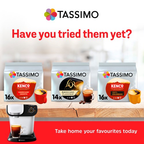 Tassimo Kenco Americano Decaff Coffee Pods
