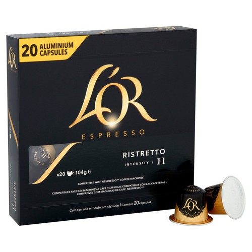 L'OR Ristretto Coffee Pods x20 Intensity 11