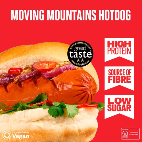 Moving Mountains Plant-Based Hot Dogs
