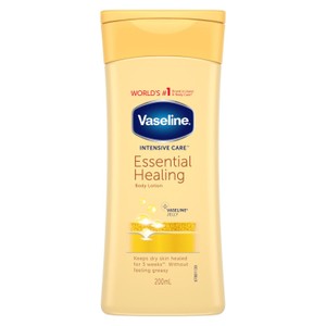 Vaseline Intensive Care Essential Healing Body Lotion Deeply Moisturises Dry Skin 200 ml