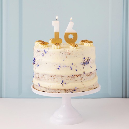 Talking Tables Number 1 Large Gold Candle