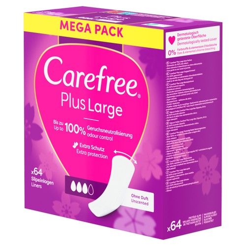 Carefree Plus Large Pantyliners
