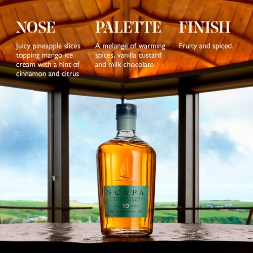 Scapa 10 Year Old Orkney Single Malt Scotch Whisky