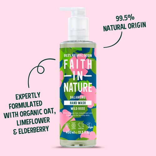 Faith In Nature Wild Rose Hand Wash