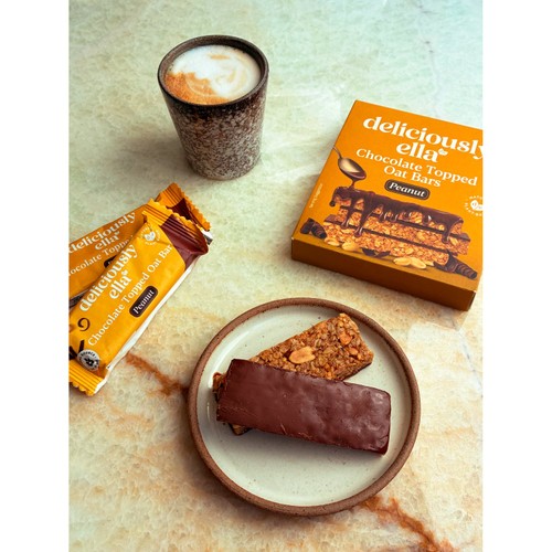 Deliciously Ella Peanut Chocolate Topped Oat Bar Multipack