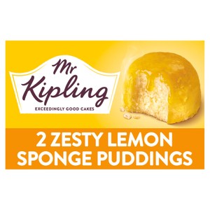 Mr Kipling Lemon Sponge Pudding Cake Dessert 2x95g