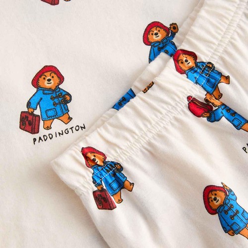 M&S Pure Cotton Paddington Pyjamas, 5-6 Years, White