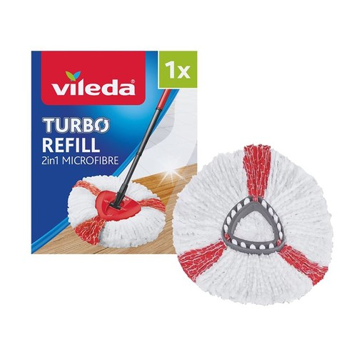 Vileda Turbo 2in1 Microfibre Mop Refill