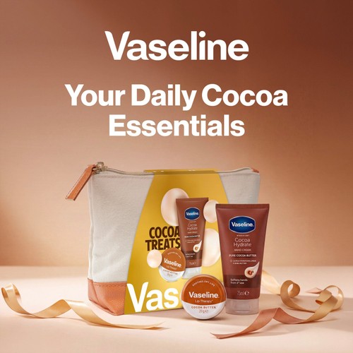 Vaseline Cocoa Treats Beauty Bag Gift