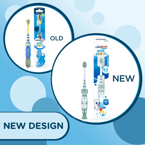 Aquafresh Milk Teeth 0-2 Years Kids Soft Toothbrush