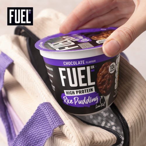 FUEL10K Chocolate Flavour High Protein Rice Pudding