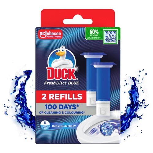 Duck Toilet Fresh Disc Duo Refills Blue