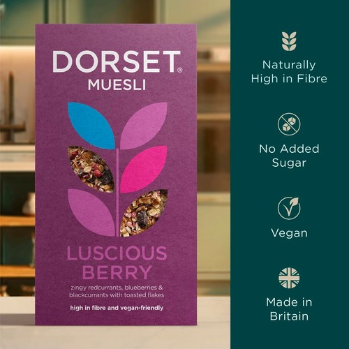 Dorset Cereals Luscious Berry Muesli Breakfast Cereal