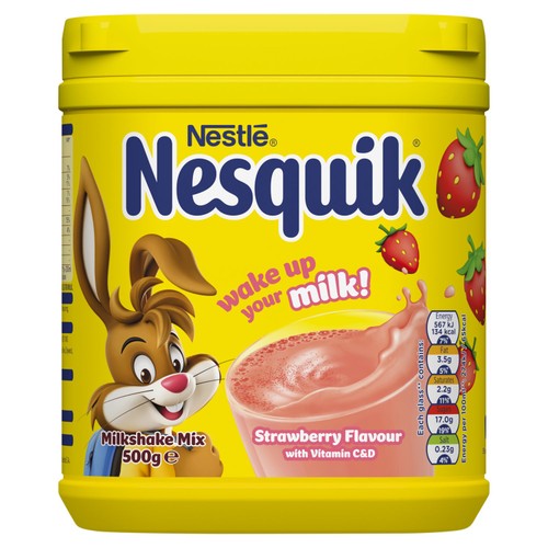 Nesquik Strawberry Milkshake Tub