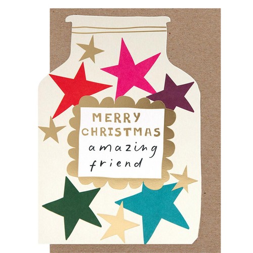 Caroline Gardner Merry Christmas Amazing Friend Card