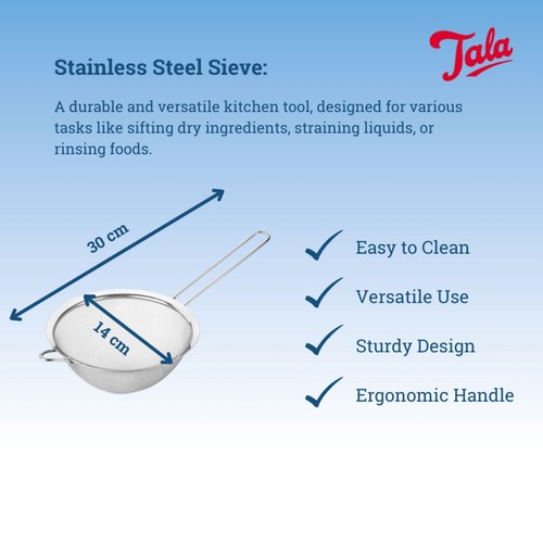 Tala Stainless Steel Sieve 14cm 