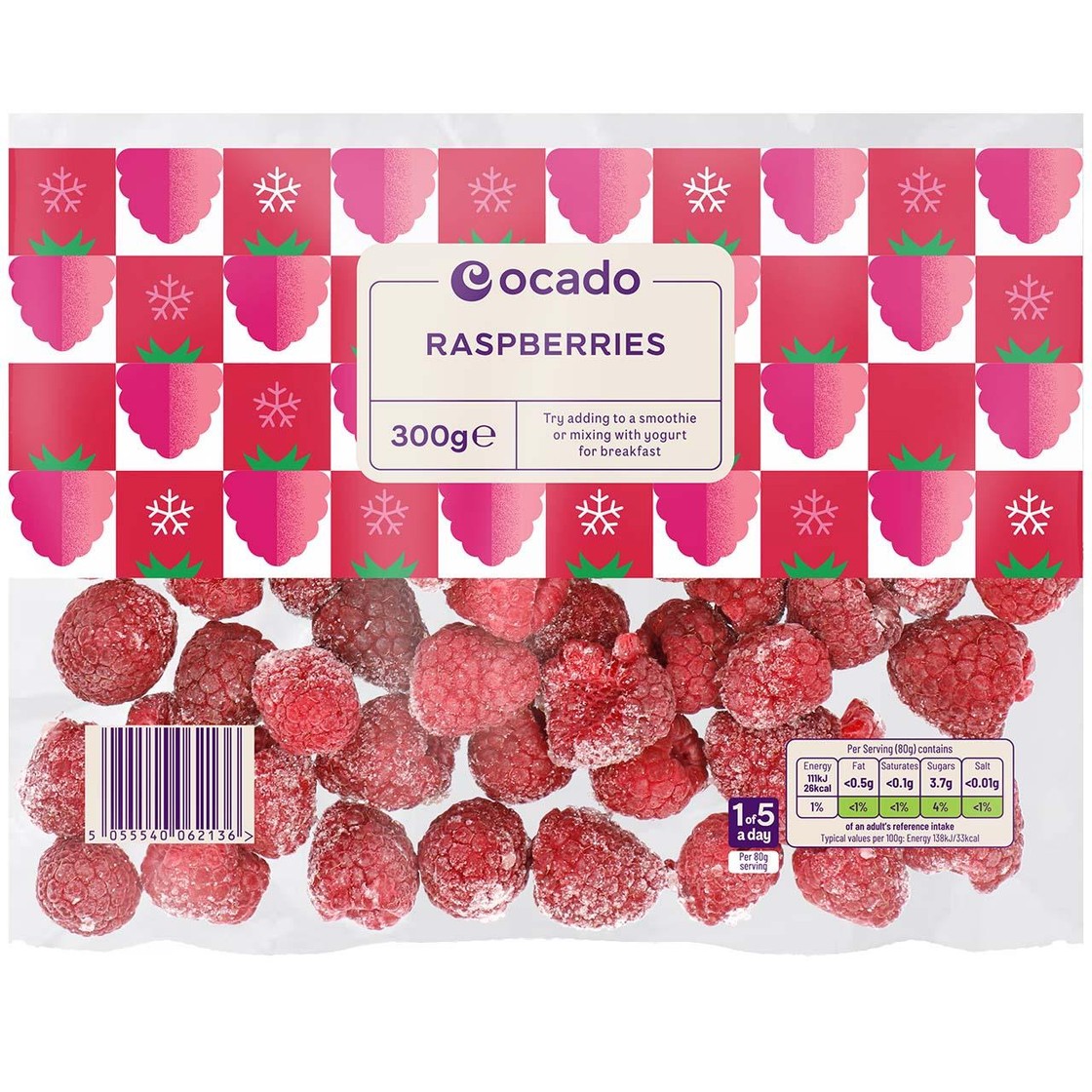 Ocado Frozen Raspberries - Ocado