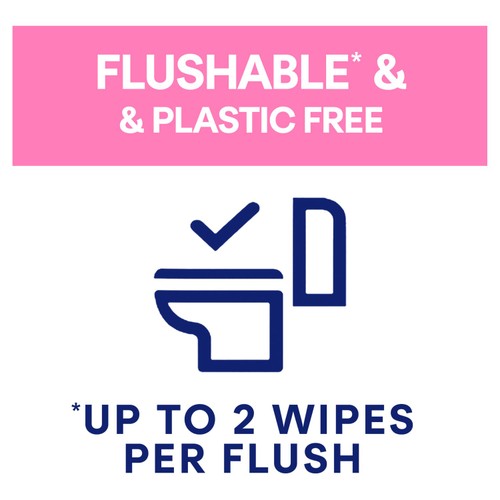 Andrex Fresh and Sensitive Flushable Hygiene Wipes