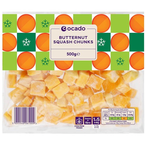 Ocado Frozen Diced Butternut Squash