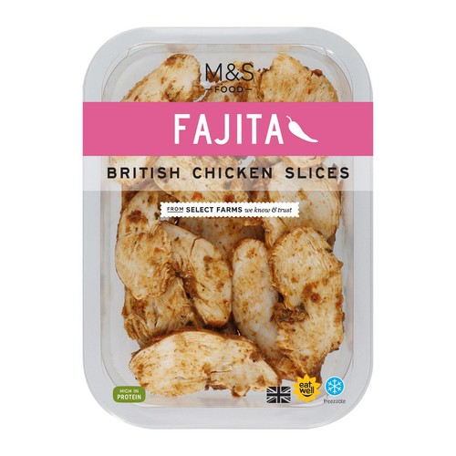 M&S Fajita Chicken Breast Slices
