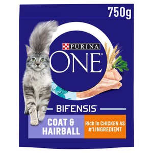 Purina One Adult Dry Cat Food Salmon & Wholegrain 800g