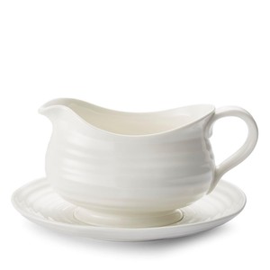 sophie conran white porcelain gravy boat & stand
