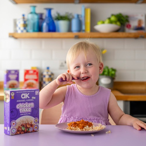 Annabel Karmel Frozen Chicken Tikka with fluffy rice