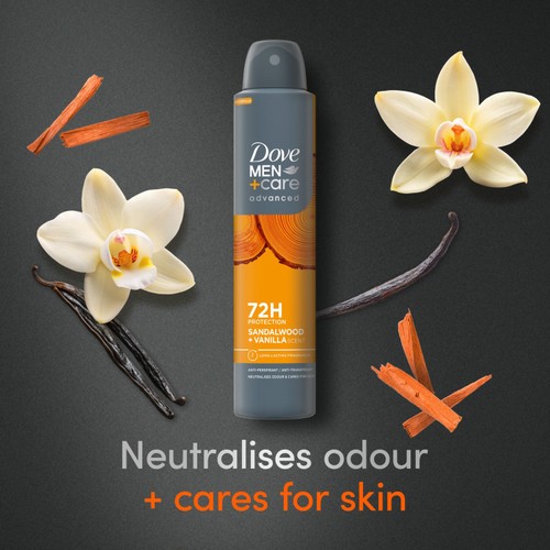 Dove Men+Care Advanced Antiperspirant Deodorant Sandalwood & Vanilla